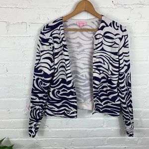 Lilly Pulitzer Long Sleeve Cardigan Sweater Size L